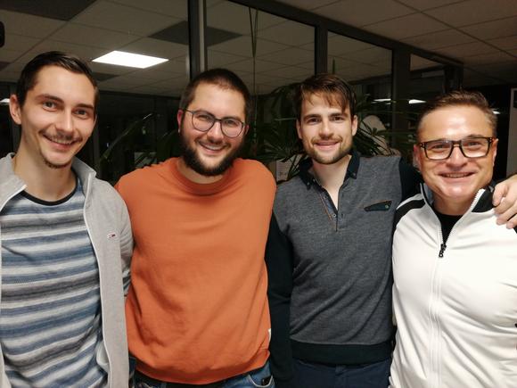 MD R1/R9; Julien Bühler und Simon Bühler sowie die Sieger Fabian Bucher und Andreas Polarczyk
